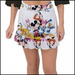 Net-Steals New, Fishtail Mini Chiffon Skirt - Disney Gang