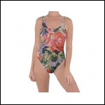 Net-Steals New for 2022, Low Cut Back Swimsuit - Classic Floral