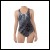  Net-Steals NEW FOR 2024, Cut-Out Back One Piece Swimsuit - The Reptile