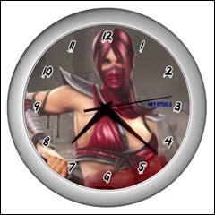 Net-Steals New, Wall Clock - Mortal Kombat Skarlet