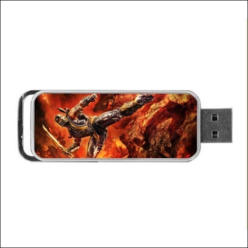 Net-Steals New, Themed USB Flash Drive - Mortal Kombat Scorpion
