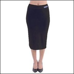 Net-Steals New, Midi Pencil Skirt - Black