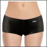 Net-Steals New Hot-Pants Bottom Swimsuit - Burnt Black