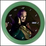Lot of 6 New, Net-Steals Wall Clock (Character specific colors) - Mortal Kombat