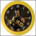 Net-Steals New, Wall Clock - Gold: Mortal Kombat Tanya