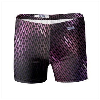 Net-Steals new, Men's Swimsuit from Europe - Purple Abstract.