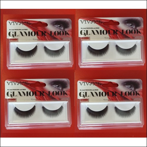 Glamour Look lashes Vivace Beautique Beauty Dress Eye Lashes Night on the Town 4 PACKS