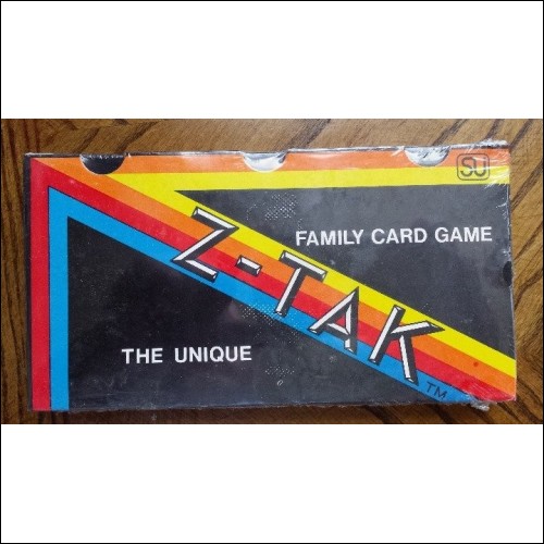 Vintage Z TAK Unique Family Card Game Damascus Ohio