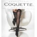 New Coquette 1756X One Size/XL Thigh High Stockings With Back Seam