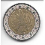 European Union 2 Euro Germany coin 2003 in good shape