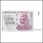 Zimbabwe P-65 1 Dollar UNC 2007
