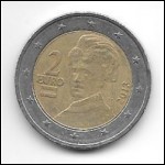European Union 2 Euro Austria coin 2013 in good shape