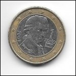  European Union 2 Euro Austria coin 2008 in good shape