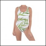 Net-Steals Classic, low-cut back swimsuit, New for 2021 - Summer Breeze