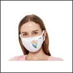Net-Steals,  Newfor 2021, Crease Cloth Face Mask(Adult) - I'm vaccinated (White)