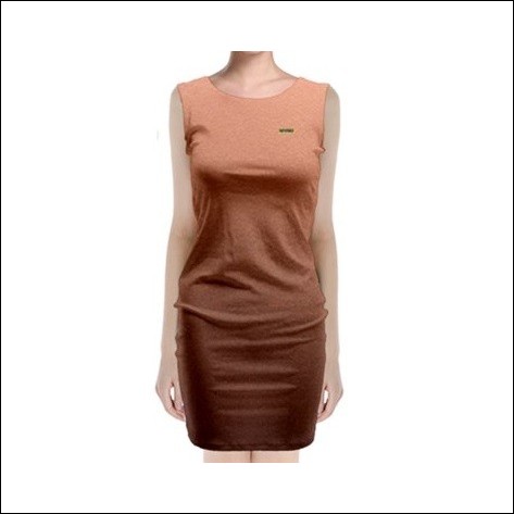 Net-Steals New, Classic Sleeveless Midi Dress - Copper