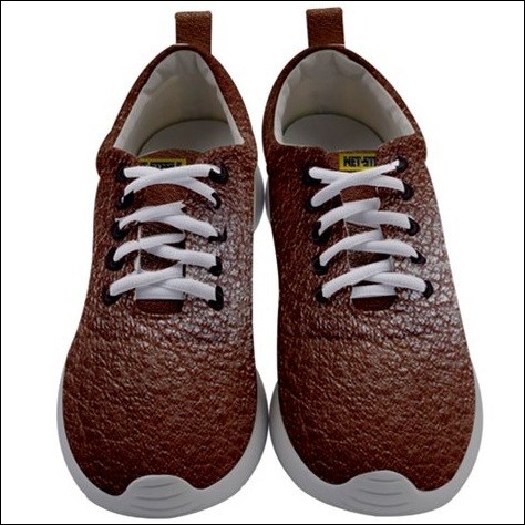 Net-Steals New for 2022 Men's Athletic Shoe - Worned Brown Leather Look