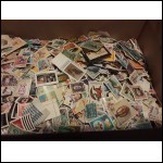 Huge collection of 1,300+ stamps from the World. ALL DIFFERENT!!!