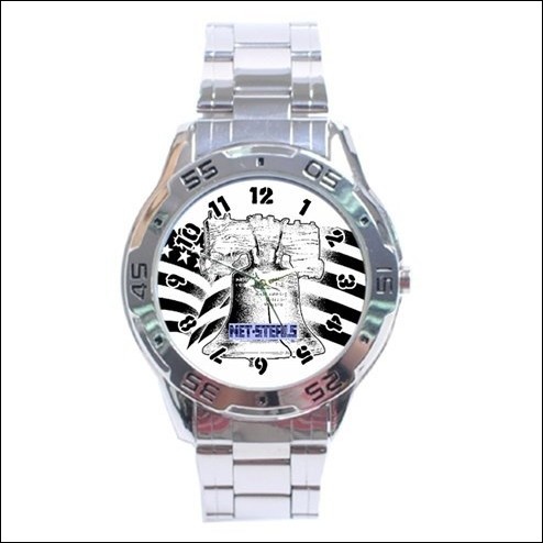 Net-Steals Stainless Steel Analog Watch - Liberty Bell