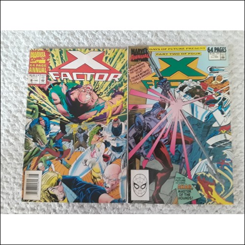 Lot of 2 X-Factor comic books of the 1990s in great condition