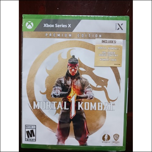 Mortal Kombat 1 Premium Edition X-Box Series X With Steel Case *NEW*