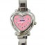 Net-Steals New, Heart Italian Charm Watch - Heart in Pink