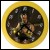 Net-Steals New, Wall Clock - Gold: Mortal Kombat Tanya